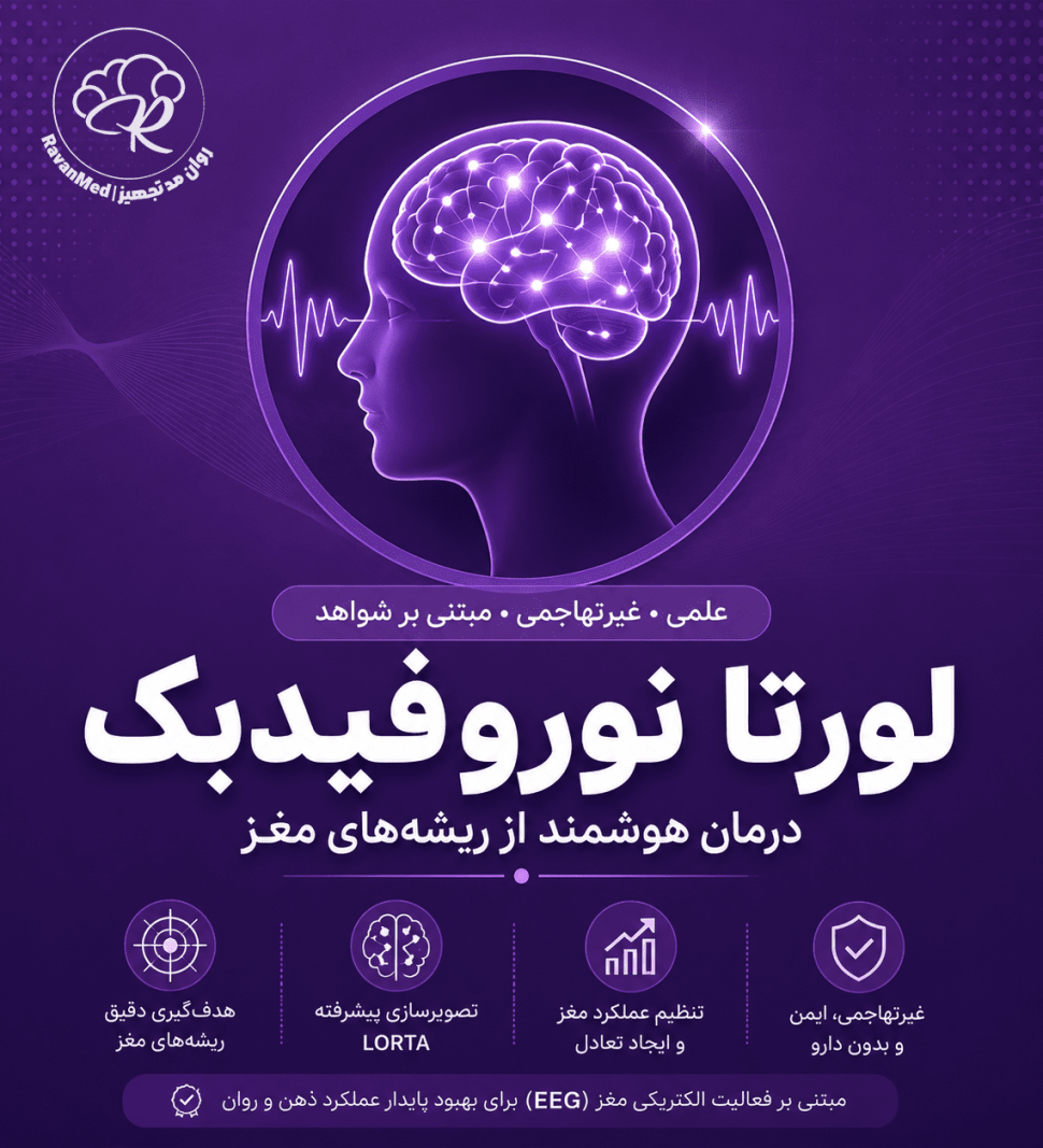 لورتا نوروفیبدک چیست ؟ LORETA Neurofeedback تفاوت لورتا نوروفیدبک با نوروفیدبک و درمان و هزینه لورتا نوروفیدبک و مزایای آن را در این مقاله بخوانید