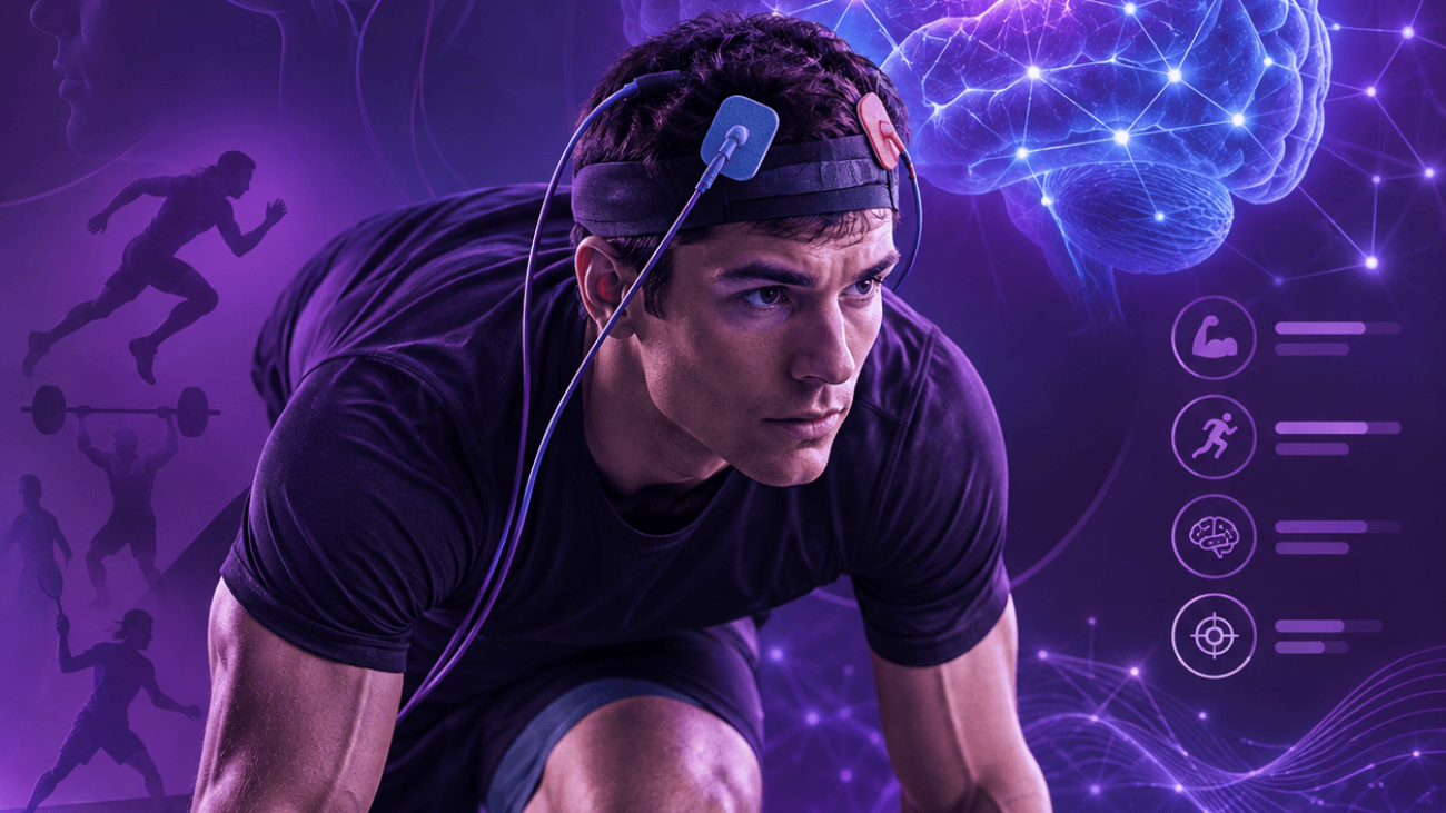 tDCS برای ورزشکاران | تاثیر tDCS بر عملکرد ورزشی | تحریک مغز ورزشکار با tDCS tDCS و افزایش عملکرد ورزشی | محل تحریک مغز در tDCS ورزشکاران